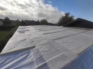 Afdækning efter storm Hvidovre - Billede 2
